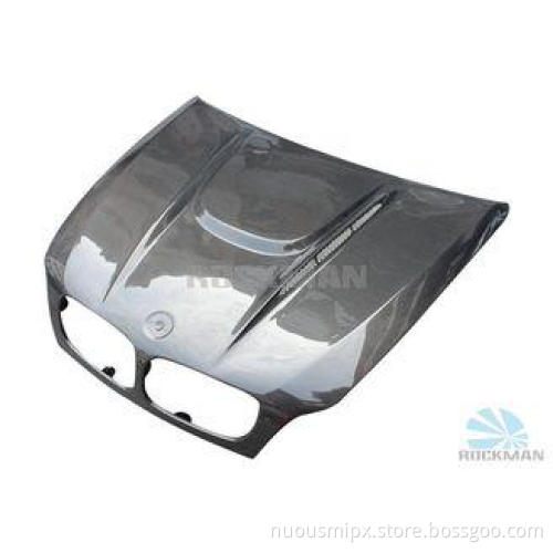 Custom Tuning Body Parts Black Carbon Fiber Hood For BMW X6